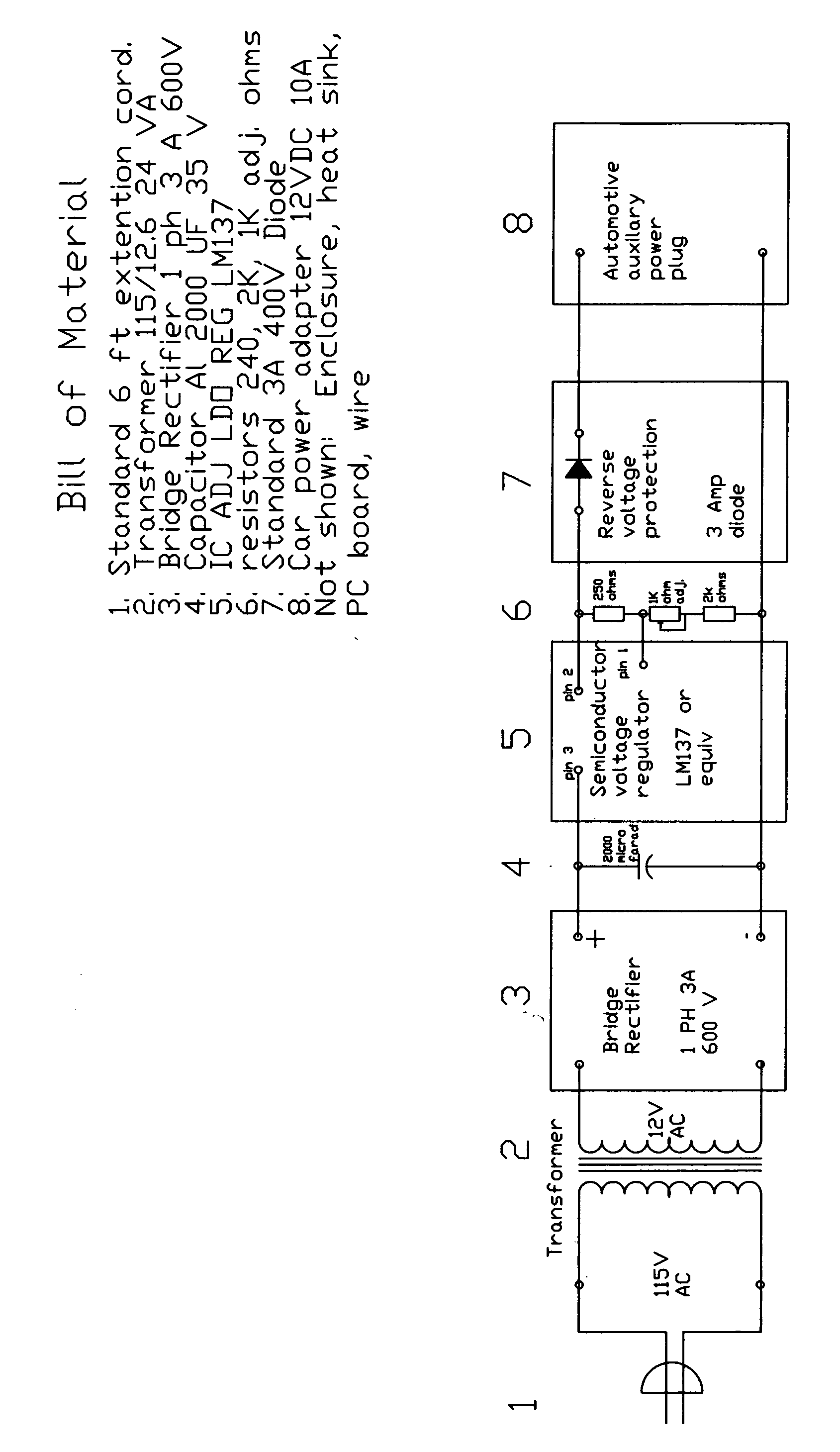 Auxiliary automotive power supply