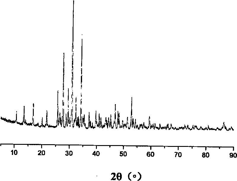 Ferroferric oxide/calcium phosphate nuclear shell structure nano particle and preparation method thereof