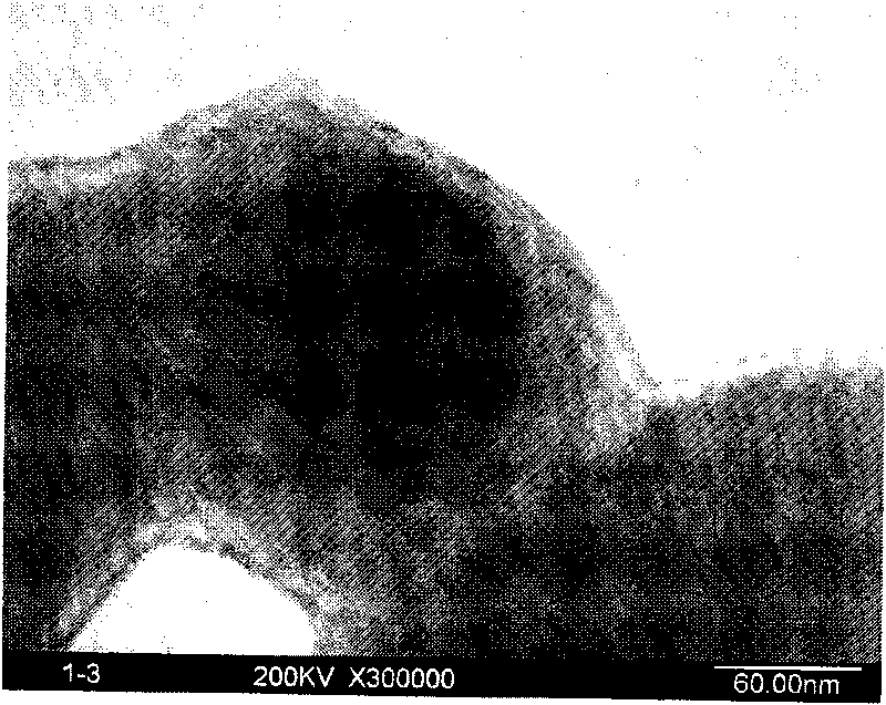 Ferroferric oxide/calcium phosphate nuclear shell structure nano particle and preparation method thereof