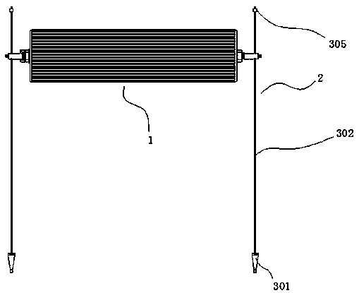 Hydraulic power generation equipment water feeding channel intercepting device