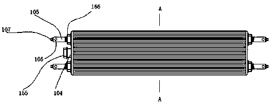 Hydraulic power generation equipment water feeding channel intercepting device