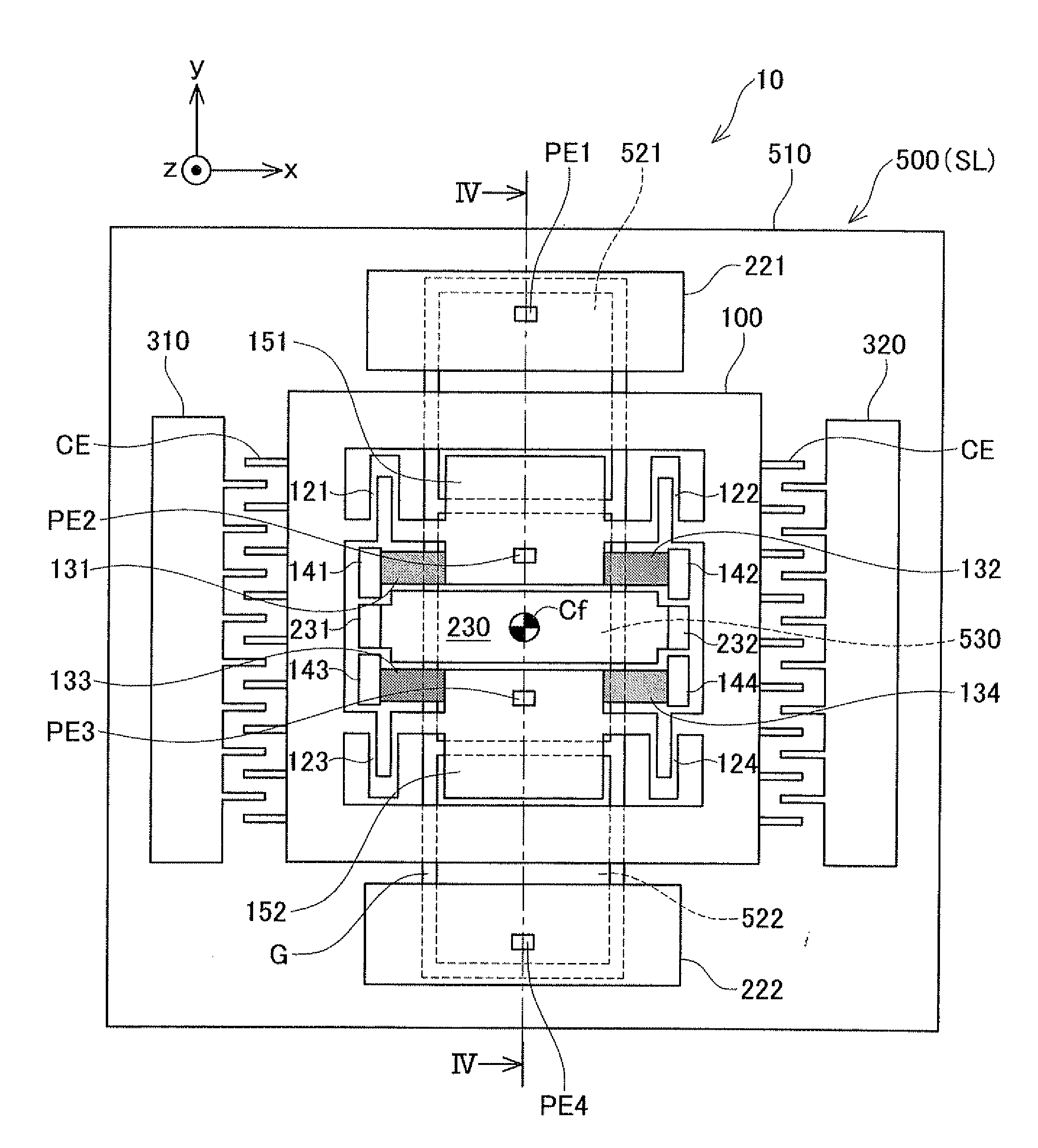 Apparatus having a movable body