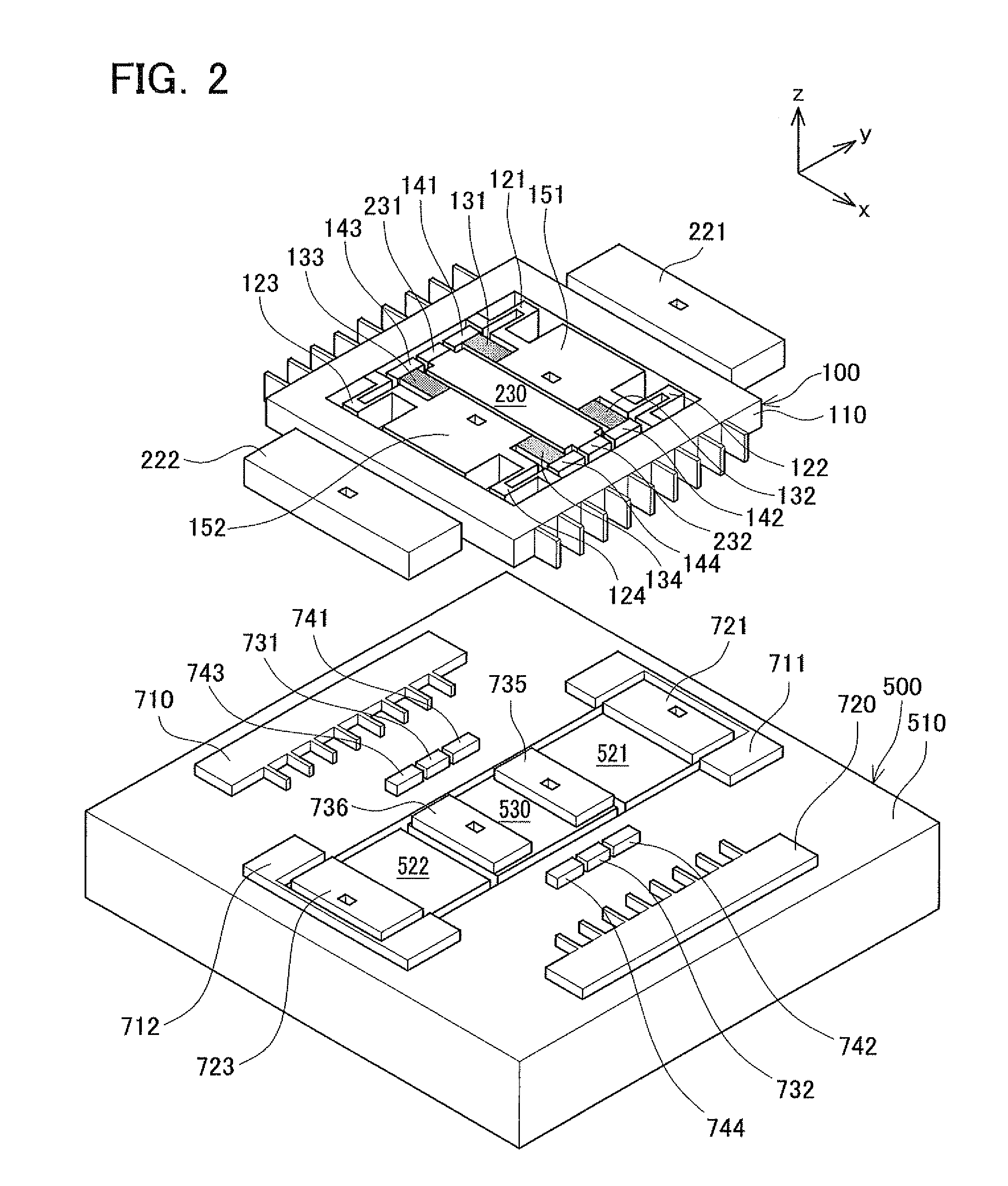 Apparatus having a movable body