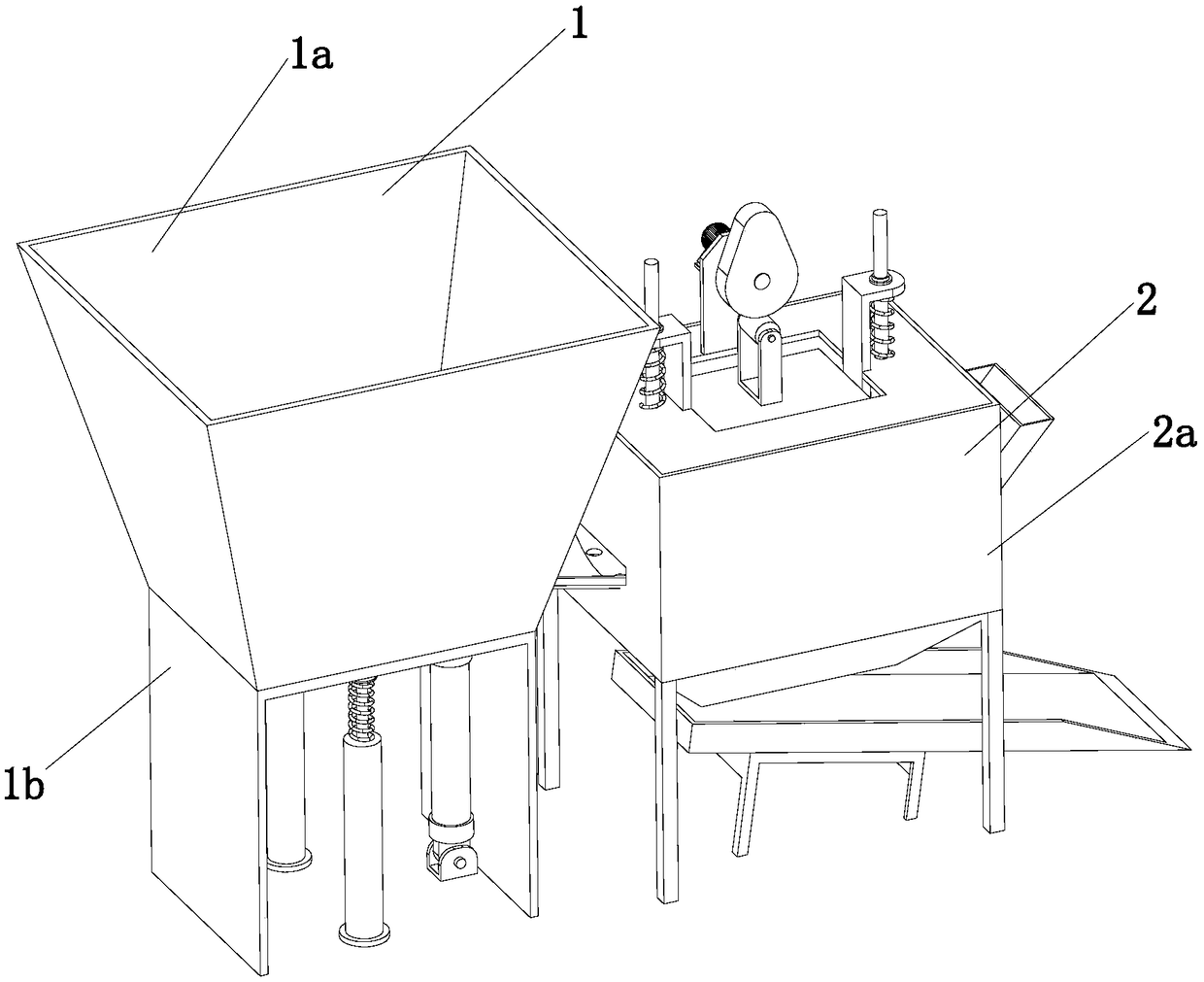 Automatic production device of chili sauce