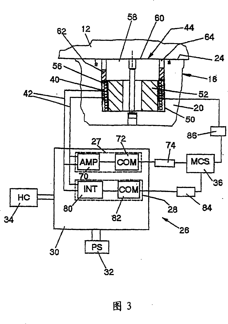 Magnetic clamping device and method for detecting and controlling an operating state of a magnetic clamping device