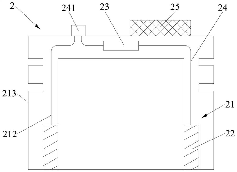 Dustproof structure of optical fiber adapter