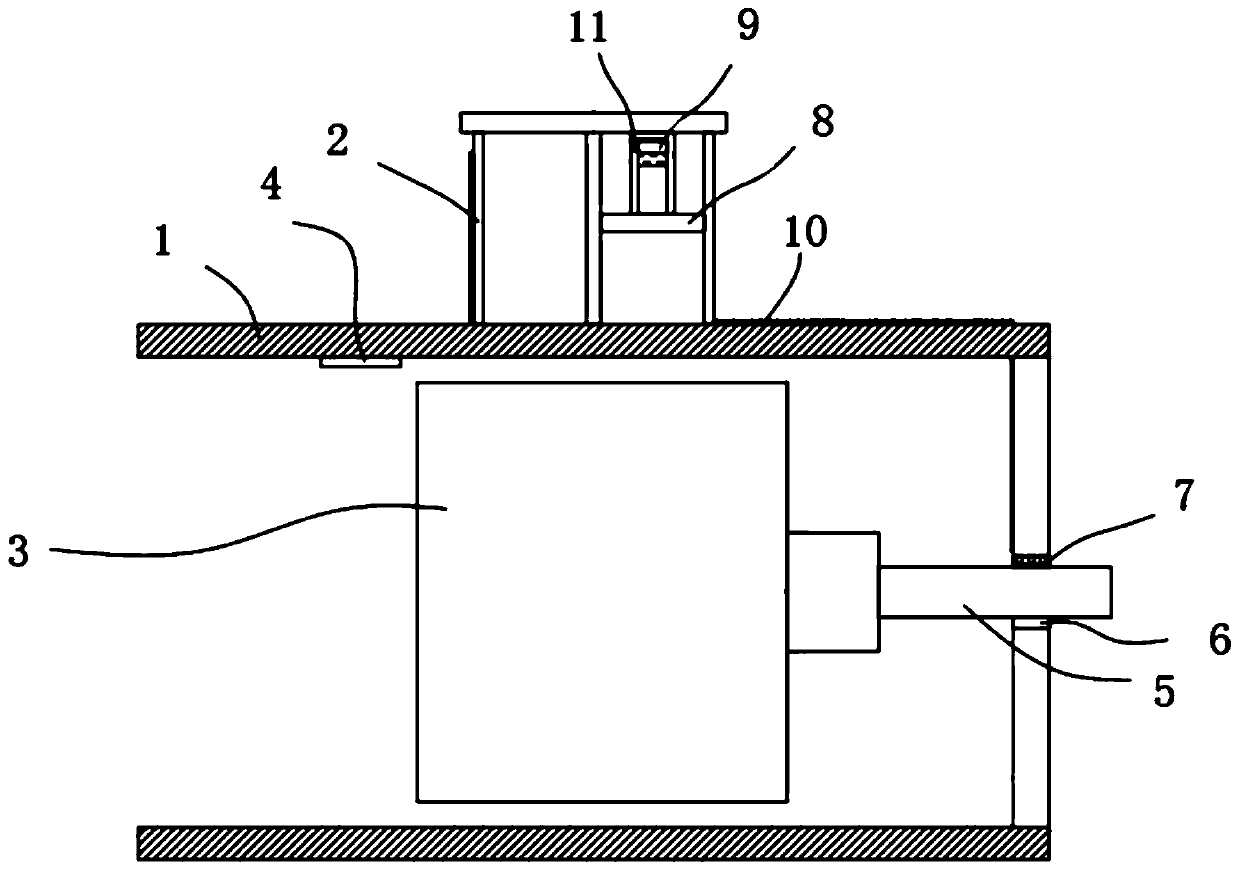 Household fan rotating head and using method thereof