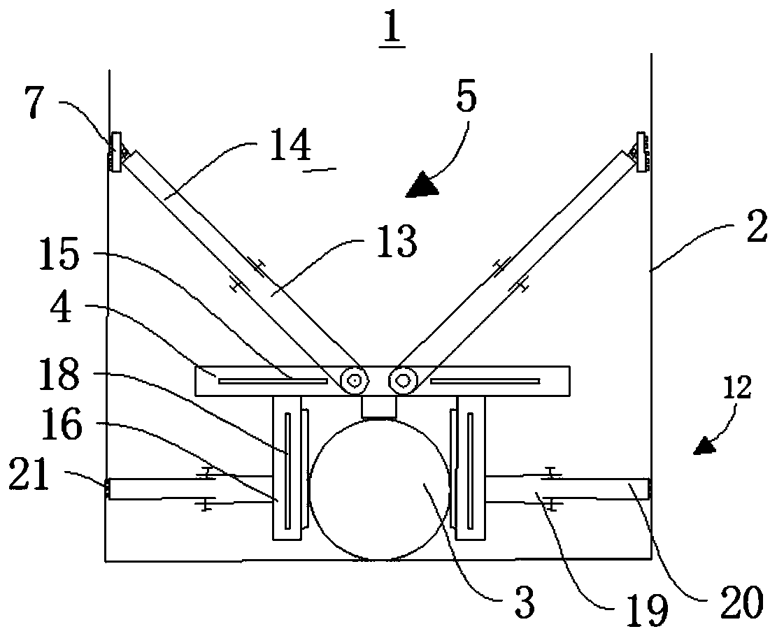 Pipeline anti-displacement anti-floating mechanism and pipeline anti-floating construction method