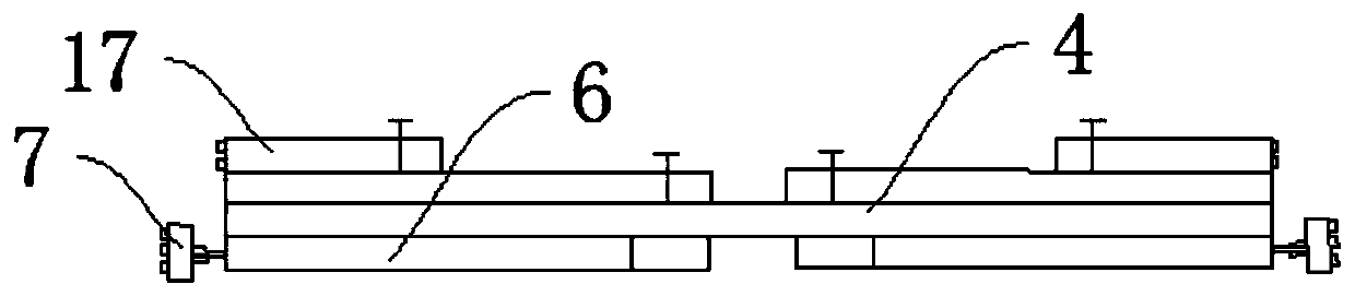 Pipeline anti-displacement anti-floating mechanism and pipeline anti-floating construction method