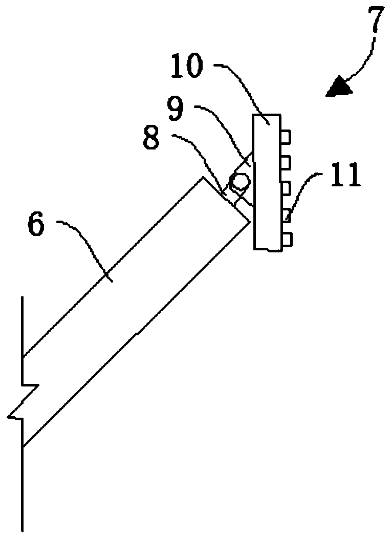 Pipeline anti-displacement anti-floating mechanism and pipeline anti-floating construction method