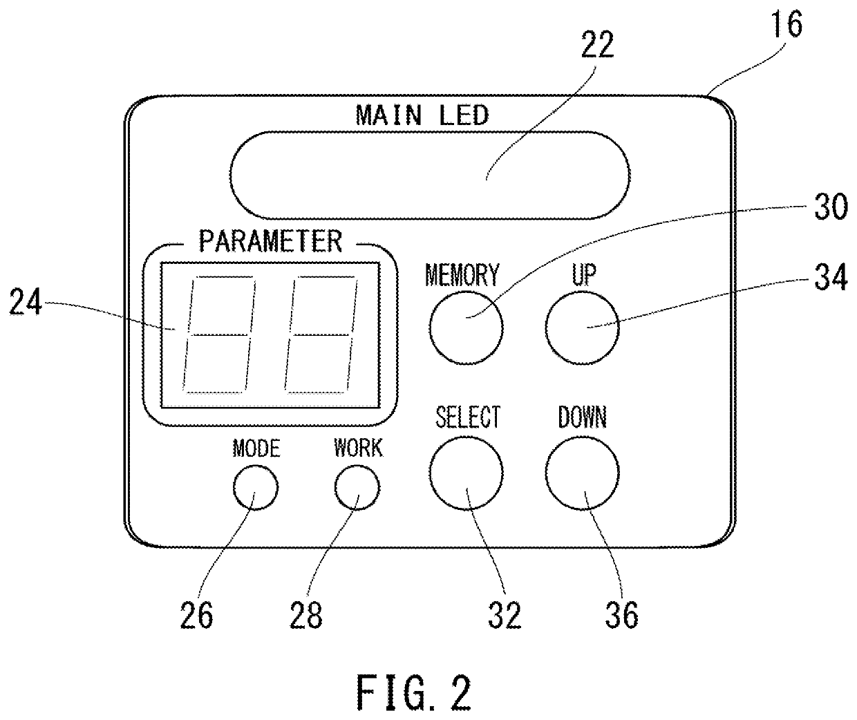 Threaded member tightening tool and counting apparatus