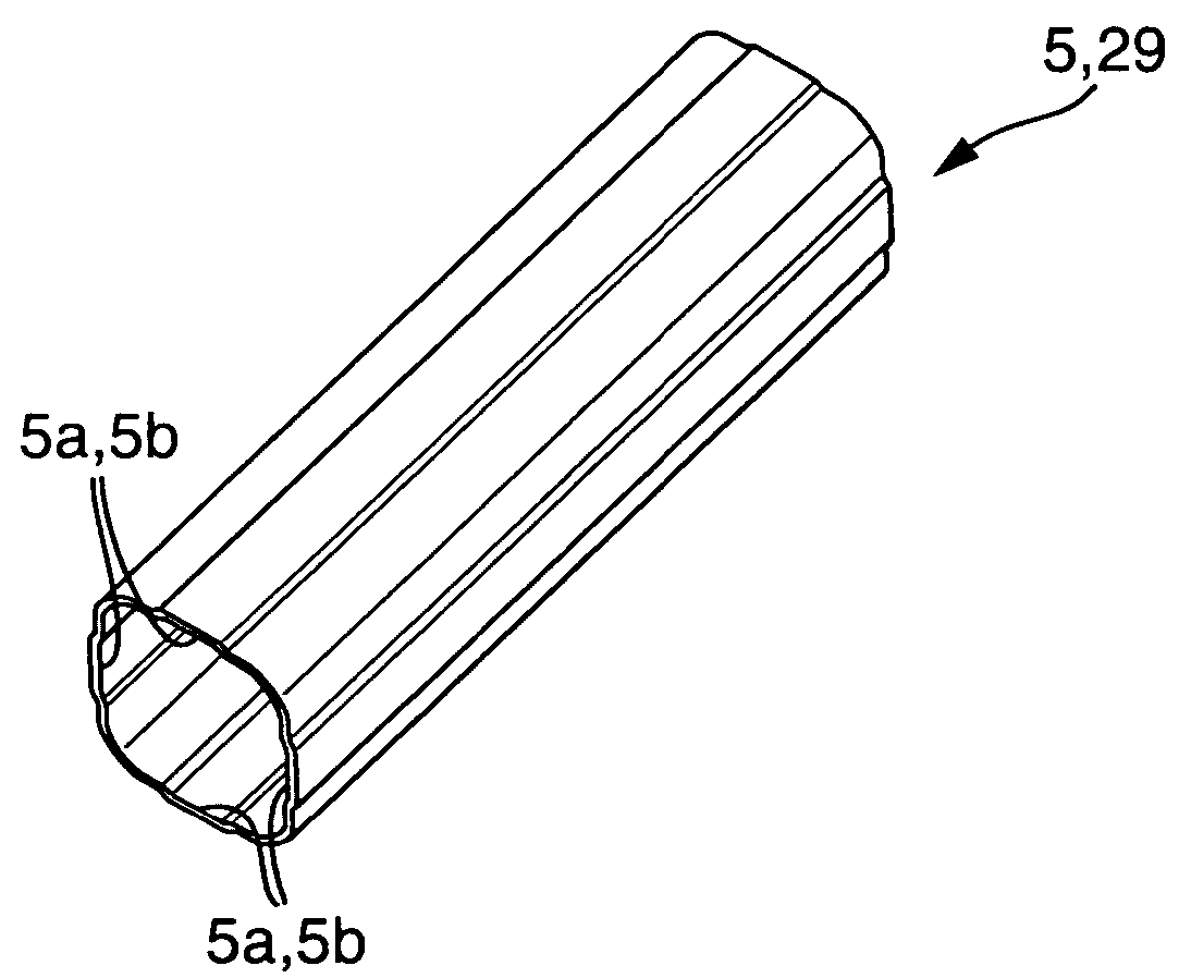 Bearing of a telescopic connection