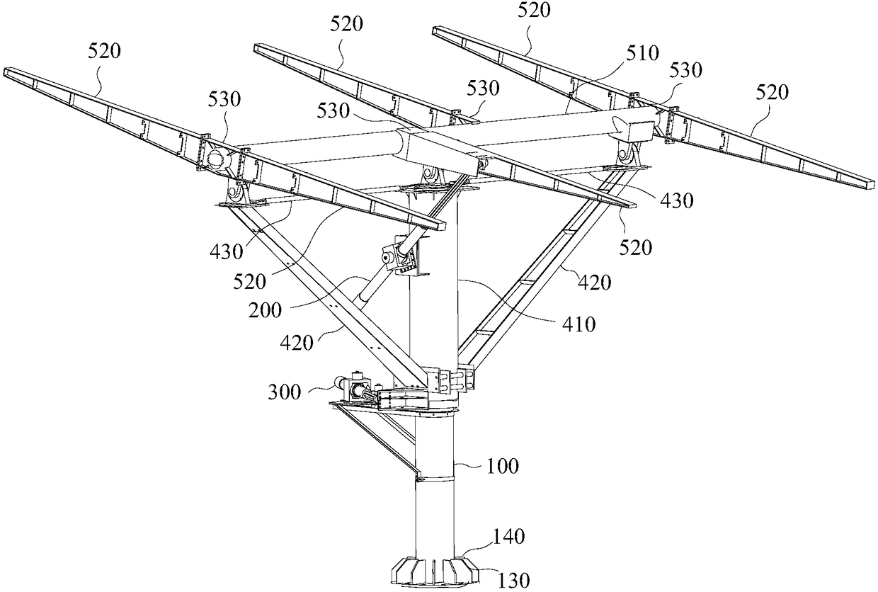 Reflection mirror frame for tower type photo-thermal power generation