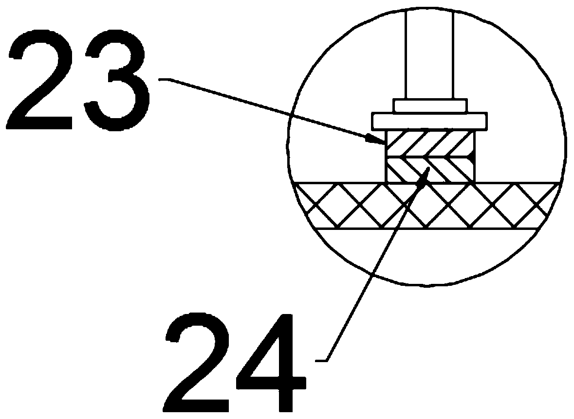 Sand screening device for construction engineering