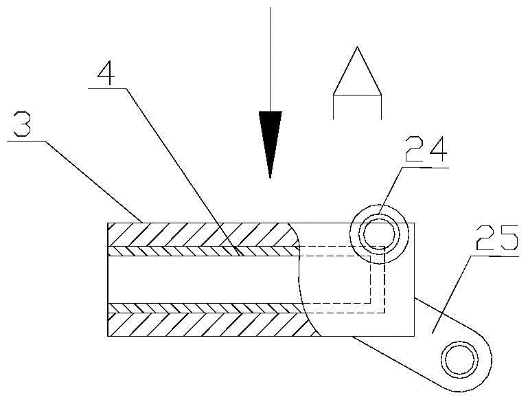 Device for machining valve seat valve port of cylinder head of diesel engine