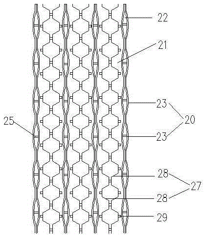 Water circulation evaporation heat exchange cooling type condenser