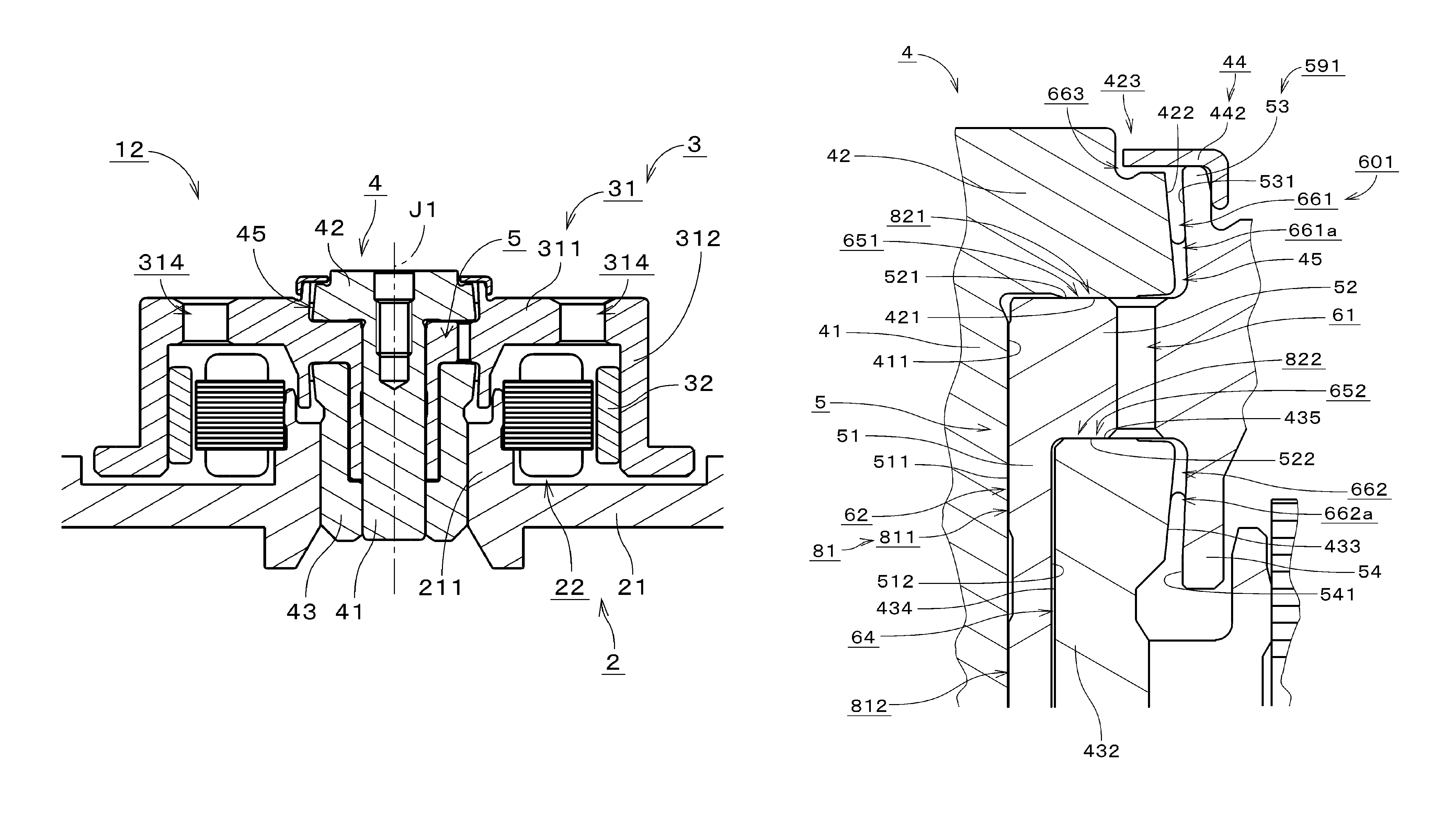 Spindle motor having dynamic pressure fluid bearing for use in a storage disk drive