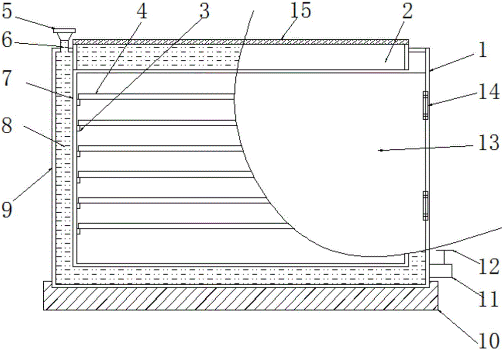 Novel solar thermal insulation snack cabinet