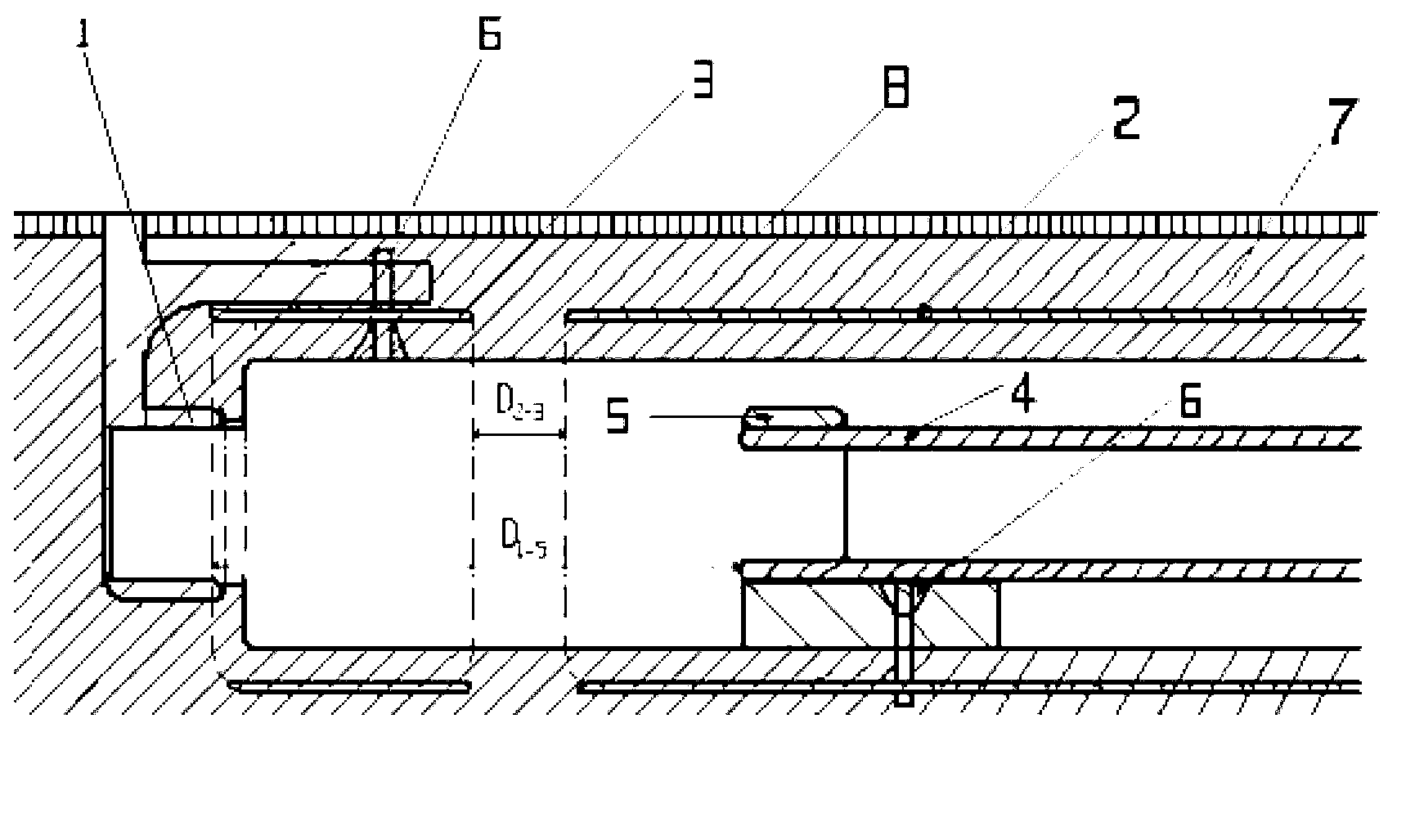 Contact double-shielding structure