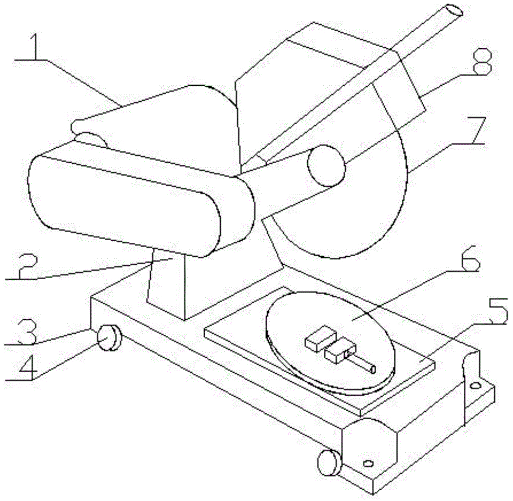 Building material cutting machine