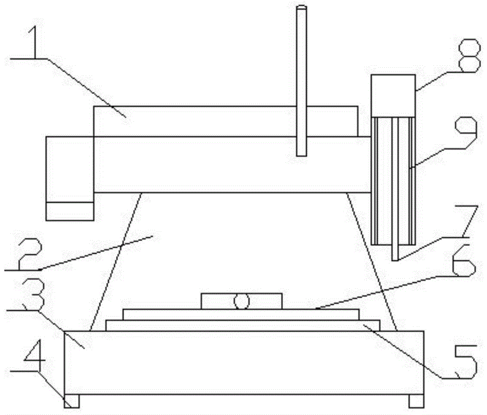 Building material cutting machine