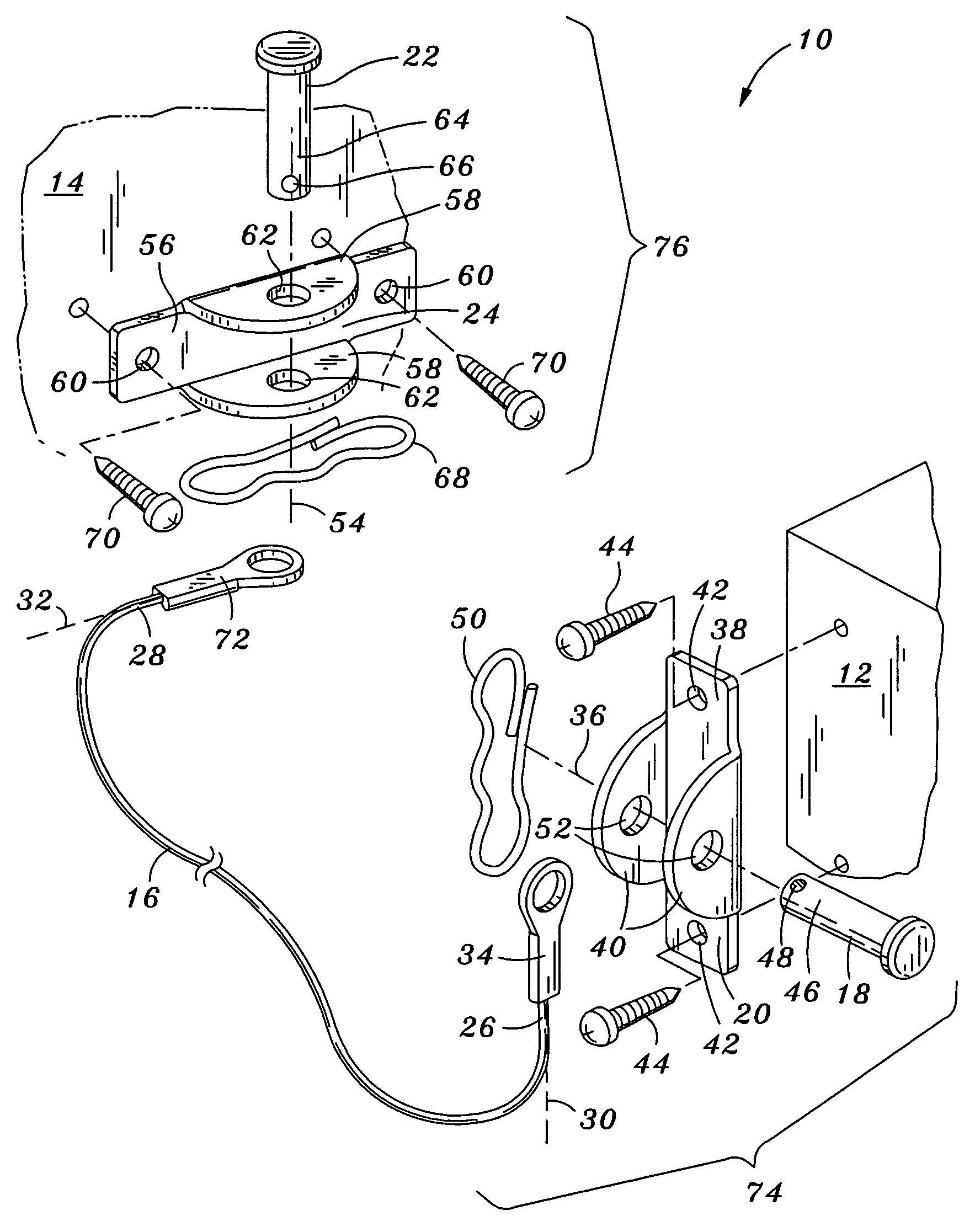 Anti-tipover device