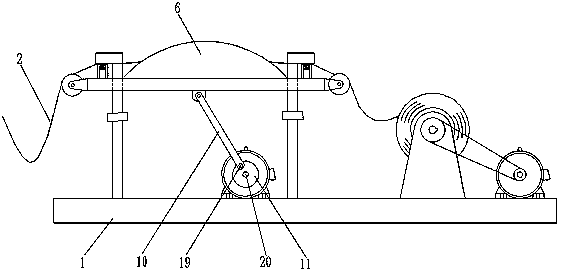 Fabric expanding and conveying system for tire chord fabric drawing zone