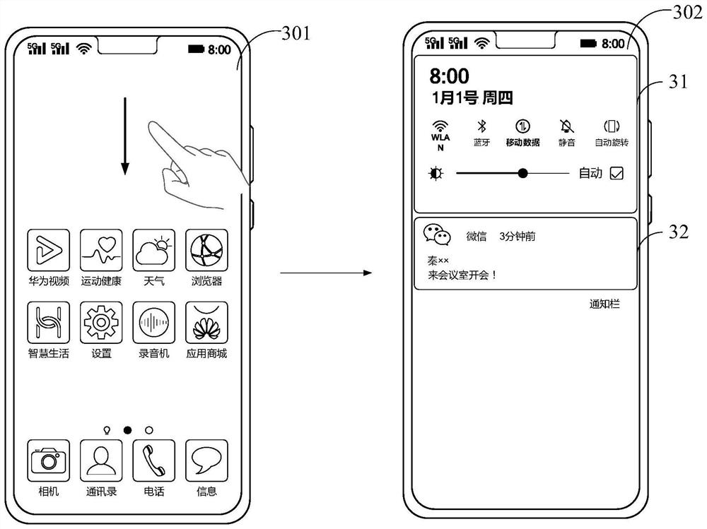 Notification message processing method, device, system and computer readable storage medium