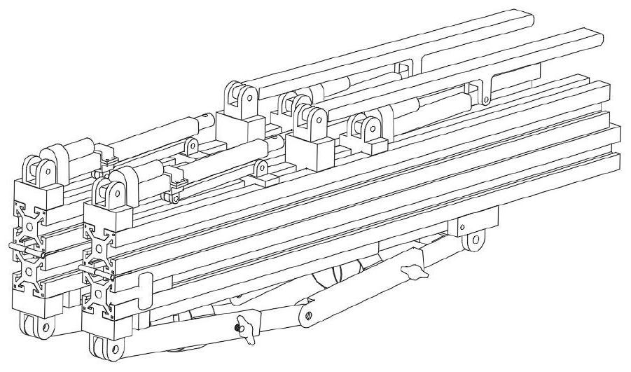 A horizontal rehabilitation training device