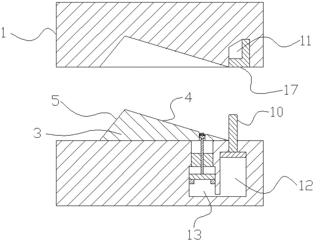 Anti-displacement cold stamping drawing mold