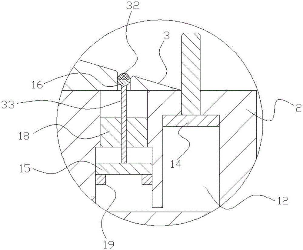 Anti-displacement cold stamping drawing mold