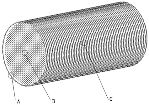 Machine woven artificial trachea