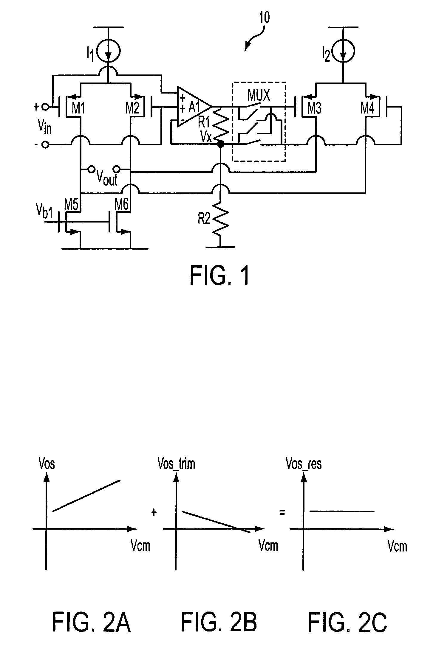 Common mode rejection ratio trim circuit and methodology