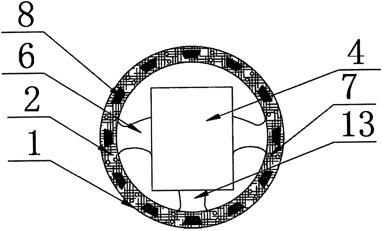 High-safety car steering wheel