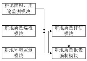 Method and system for monitoring cultivated land quality