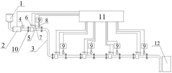 Device and method for conveying pastes by utilizing high pressure air