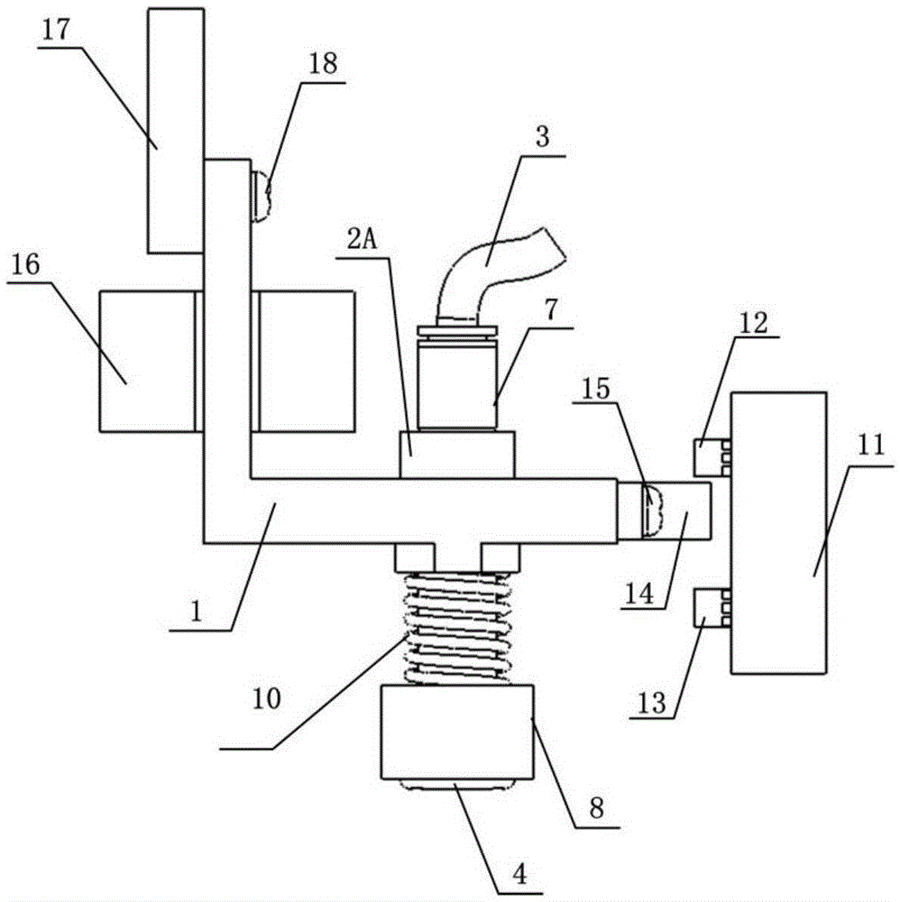 Negative-pressure rapid butting device for sample feeding of micro-fluidic chip