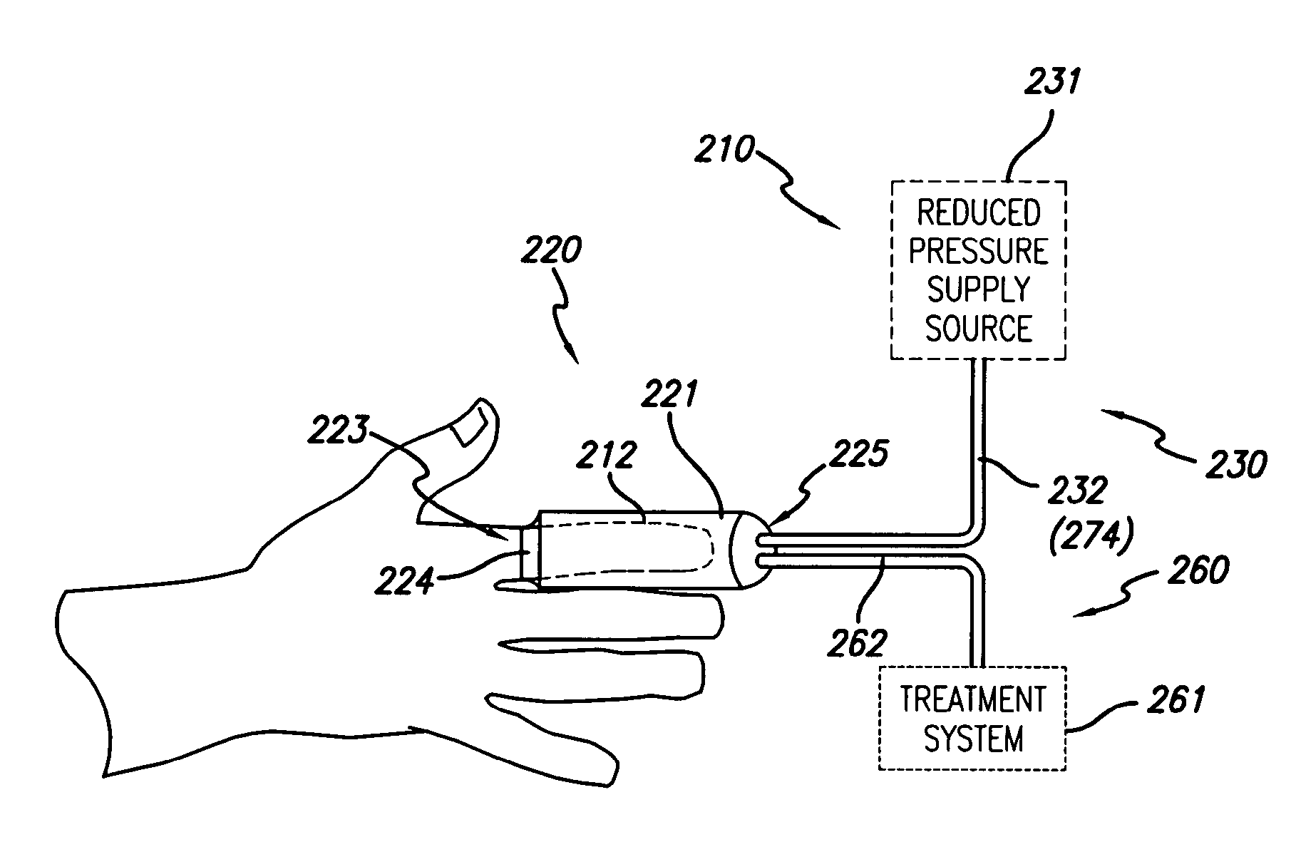 Hypobaric chamber treatment system