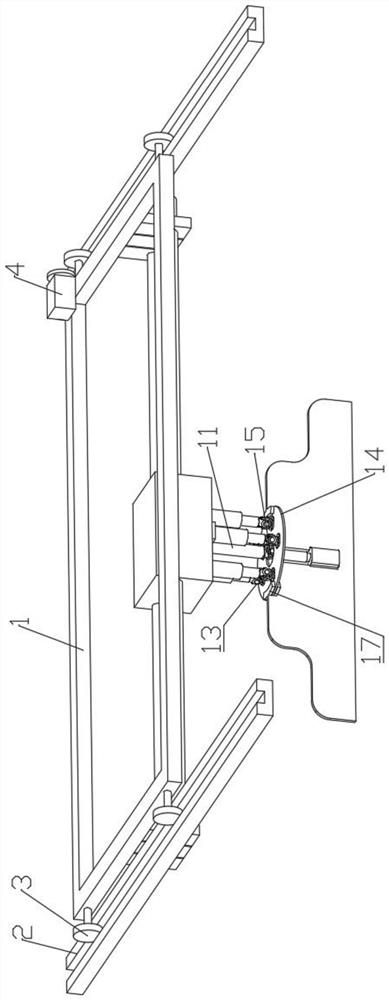 Rotatable flat warehouse scraper plate