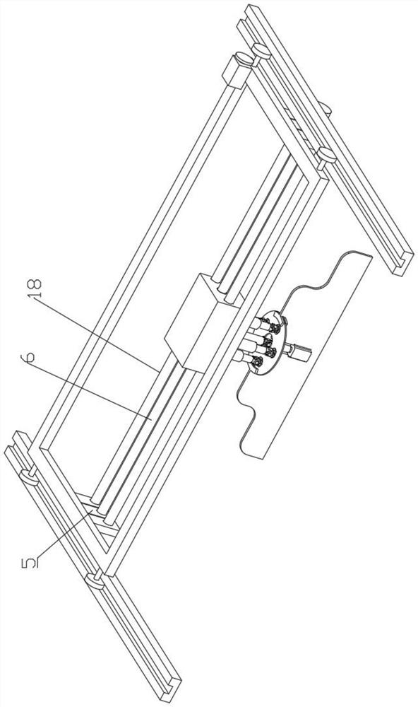 Rotatable flat warehouse scraper plate