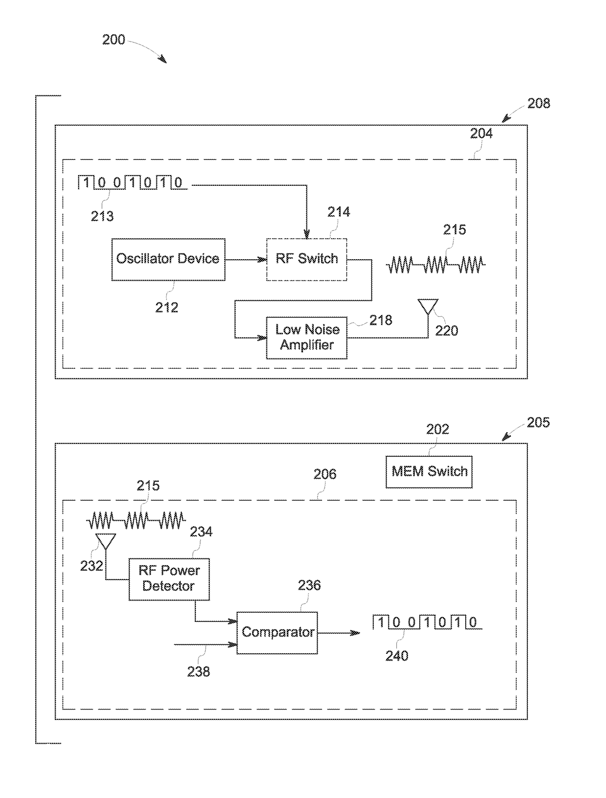 Wireless actuator circuit for wireless actuation of micro electromechanical system switch for magnetic resonance imaging