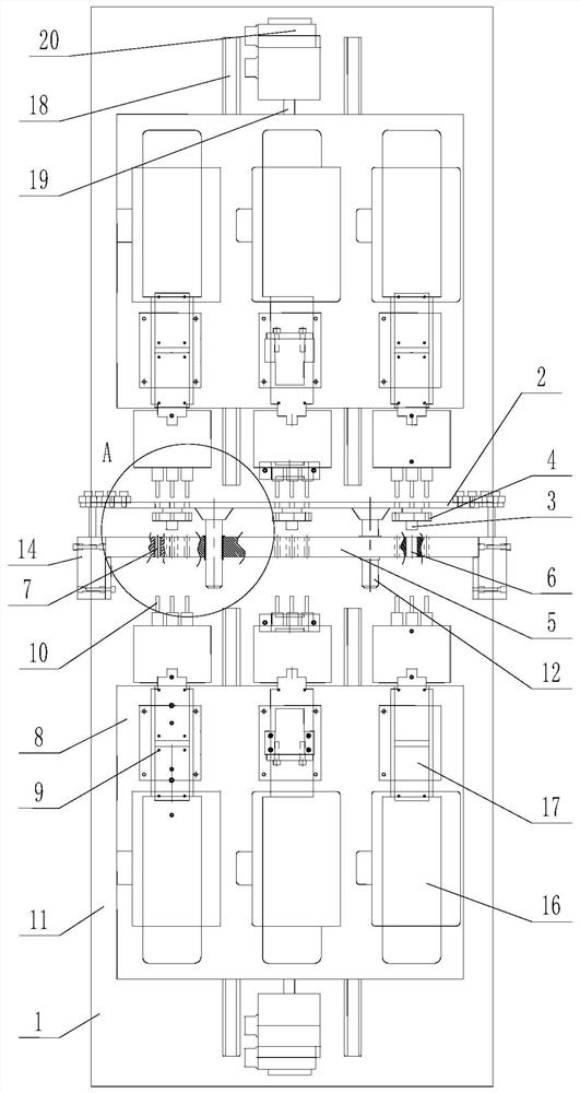 Gear drilling and chamfering integrated device