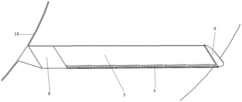 A foldable bilge keel with a grooved base plate