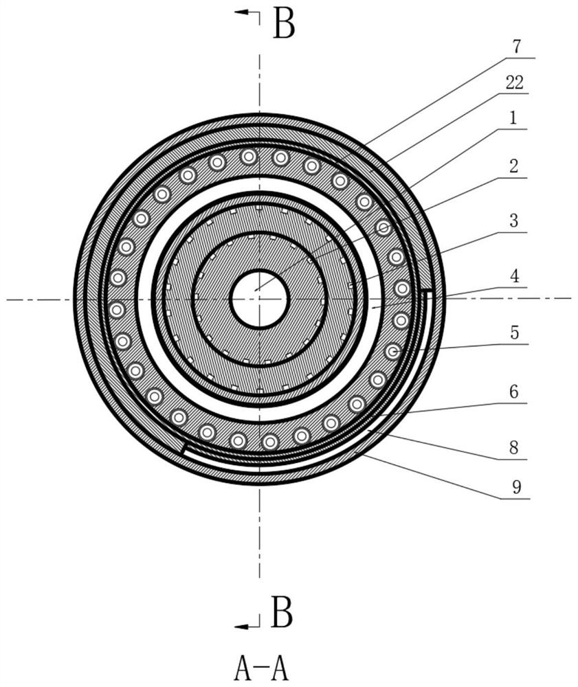 Multi-channel rotary kiln combustor with directional oxygen-enriched combustion supporting function