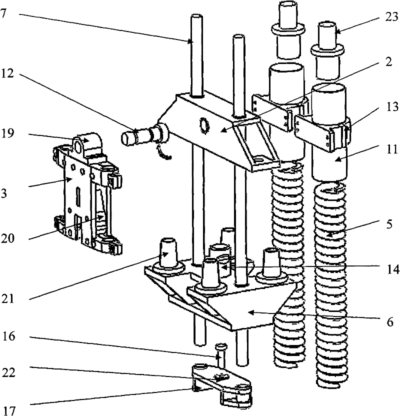 Press for high-speed pressing of powder metallurgy on basis of mechanical spring energy storage