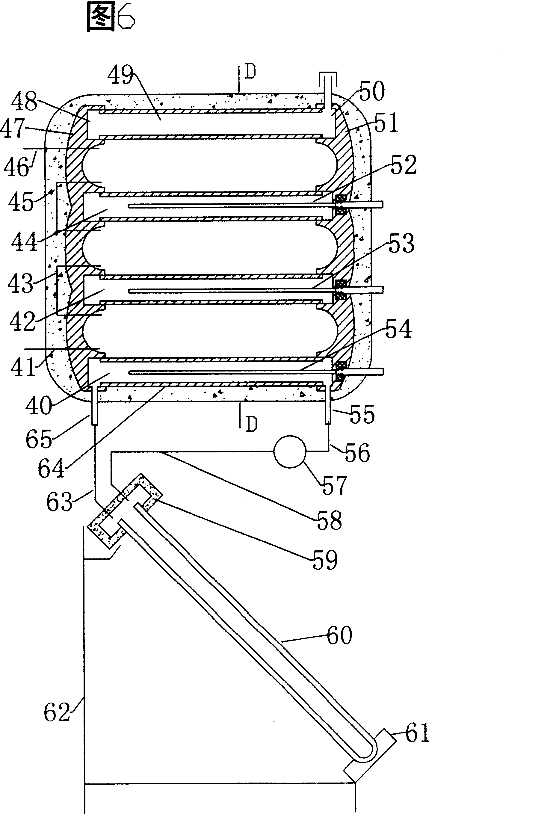 Split type solar energy water heater