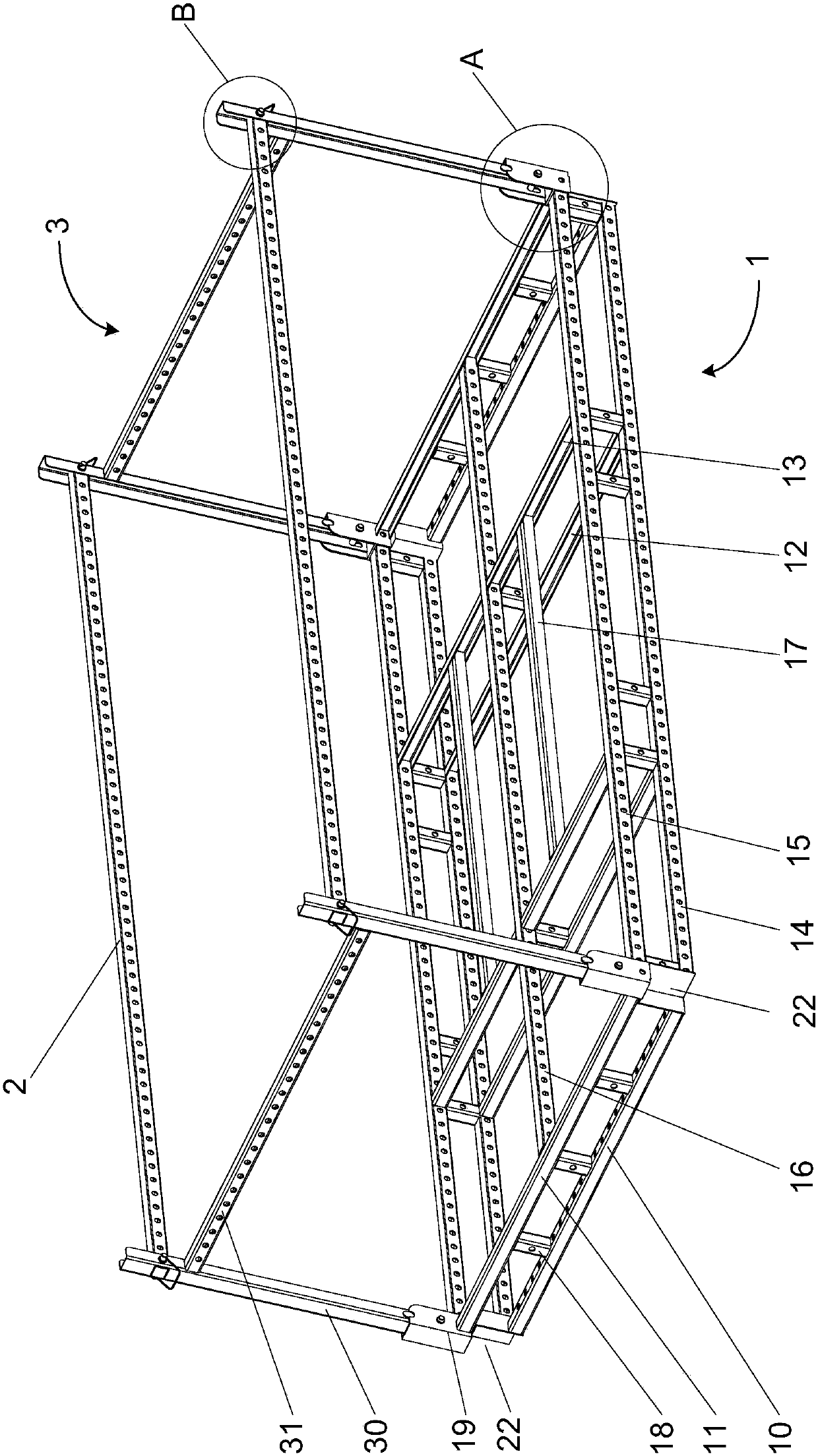 Pallet and container with same