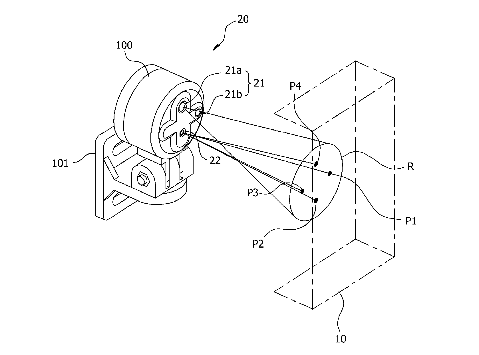 Non-contact temperature monitoring device