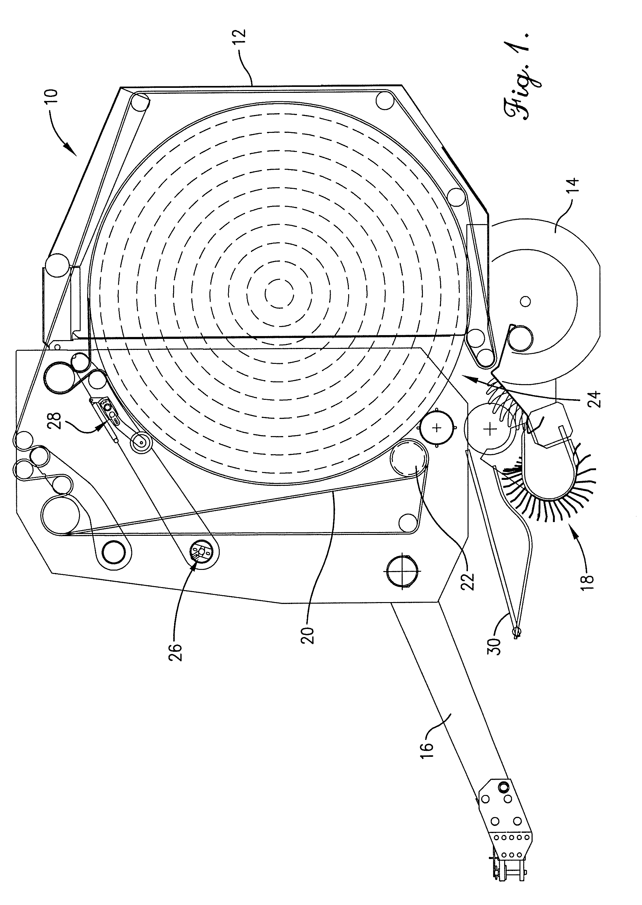 Bale wrapping pattern controller and method