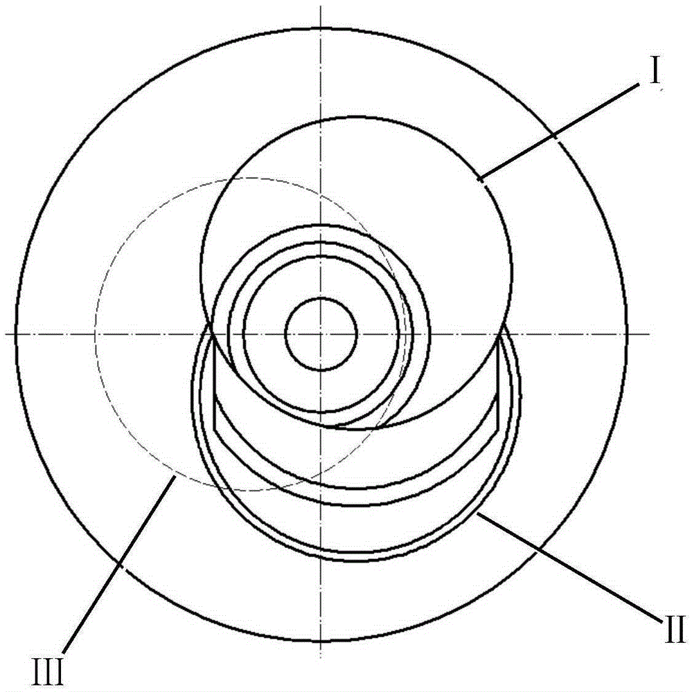 Casting method of hollow crankshaft for mud pump